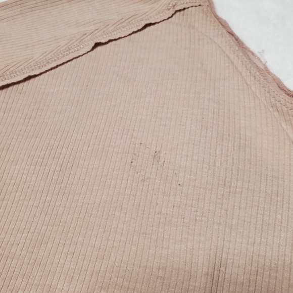 We the Free Tangerine Long Sleeve Tiered Flared Hem Tee Size XS - Picture 8 of 10